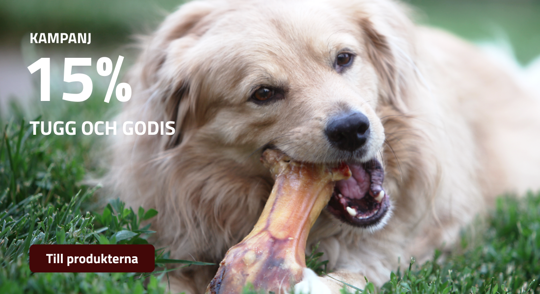 -15% på allt tuggogodis