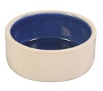 Trixie Keramikskål, Beige/Blå