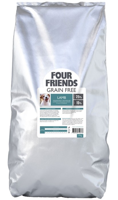 FourFriends Grain Free Lamb 17kg