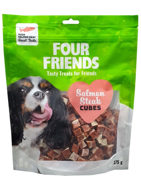 FourFriends Hundgodis Steak Cubes 375g Hund.se Bra Pris & Fri Frakt