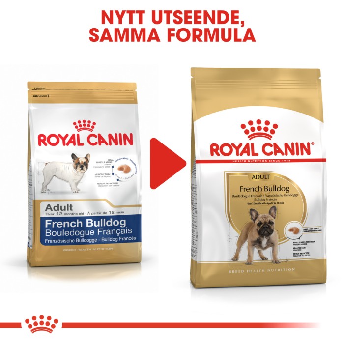 Royal Canin French Bulldog Adult 3kg Hund.se Bra Pris & Fri Frakt över 499