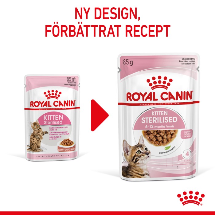 Royal Canin Kitten Sterilised Gravy Våtfoder