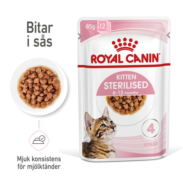 Royal Canin Kitten Sterilised Gravy Våtfoder