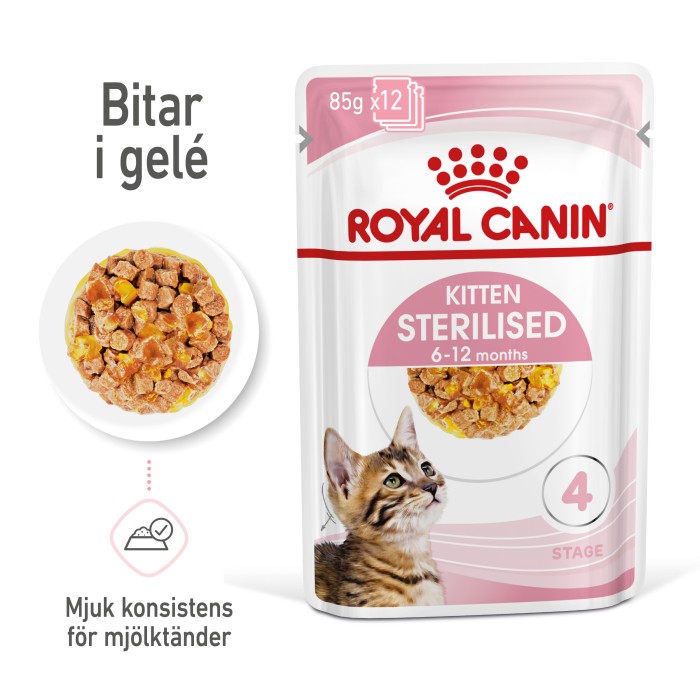 Royal Canin Kitten Sterilised Jelly Våtfoder