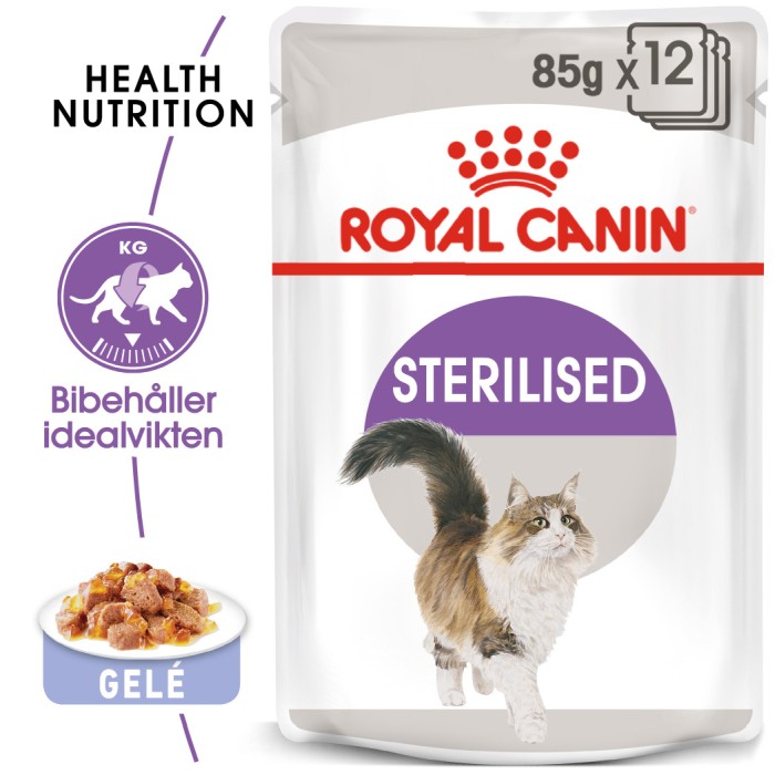 Royal Canin Sterilised Jelly Våtfoder, 12x85g